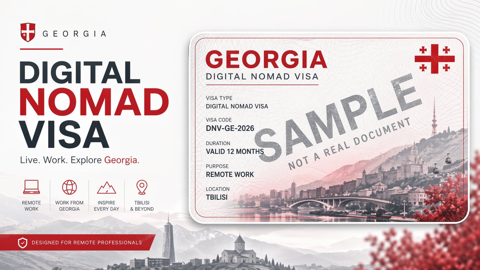 Digital Nomad Visa в Грузии
