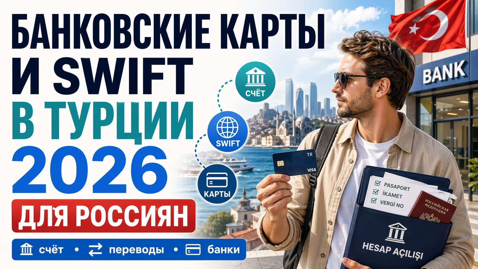 Банковские карты и SWIFT в Турции 2026 для россиян