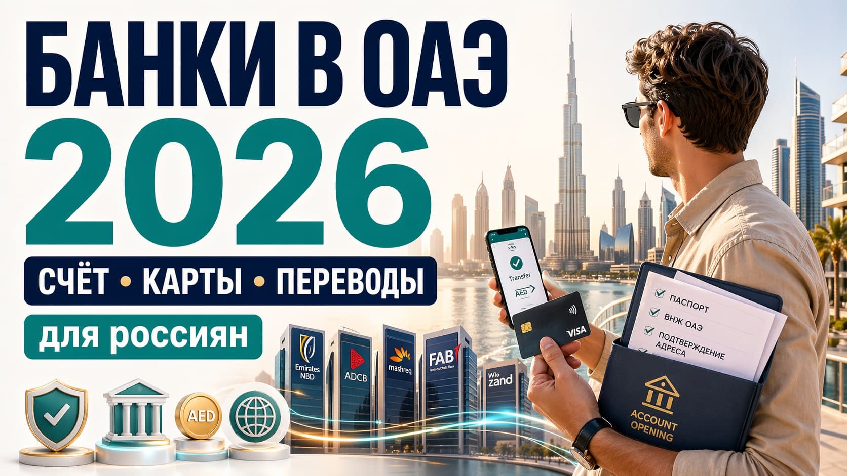 Банки в ОАЭ 2026 для россиян